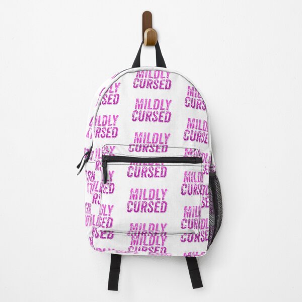 Item preview, Mildly Cursed, Pink Grunge Typography designed and sold by Memes N Lore .