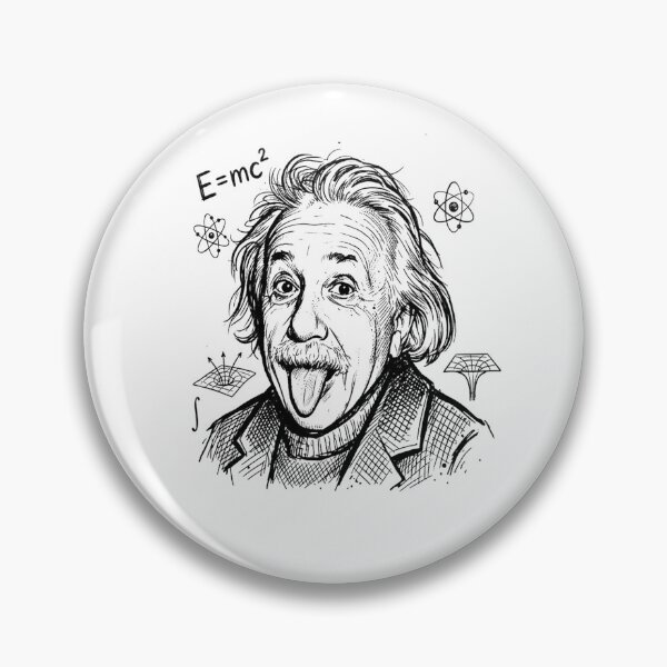Item preview, Albert Einstein E=mc2 Iconic Tongue Out Physics Theory designed and sold by Owcomm.