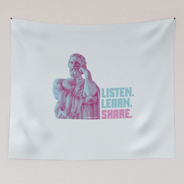 Item preview, The Philosophy Club: Listen. Learn. Share. designed and sold by Stobronka Studio.