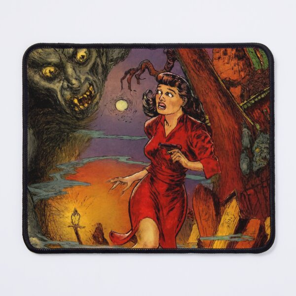 Item preview, Vintage Horror Comic Ghost Banshee Retro Pulp Art Fans designed and sold by RickE.