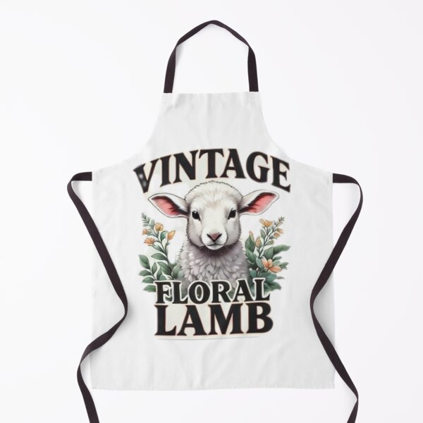 Item preview, Vintage Floral Lamb designed and sold by  ViralVisionsCreating .