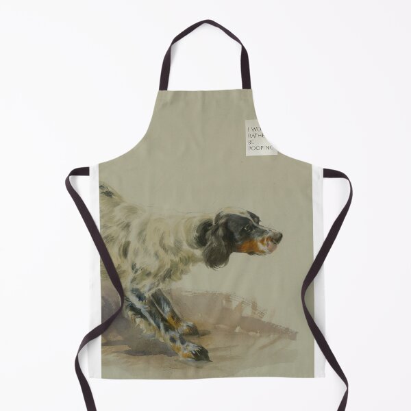 Item preview,  Would Rather Be Pooping Funny Dog Vintage Painting Sticker Absurd Humor Gift Coworker Gag Gift designed and sold by Veryfinedesign.