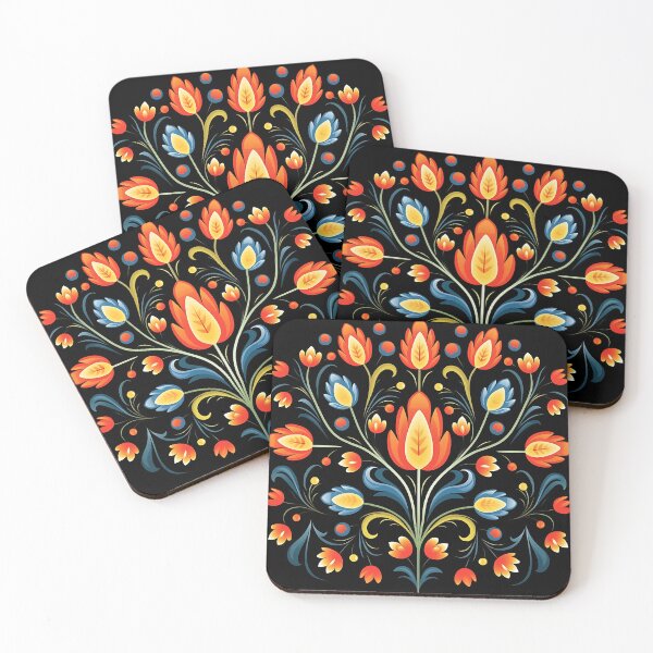 Item preview, Folk Floral Bloom designed and sold by Goneportergone.