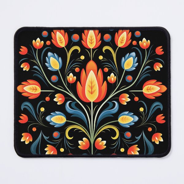 Item preview, Folk Floral Bloom designed and sold by Goneportergone.