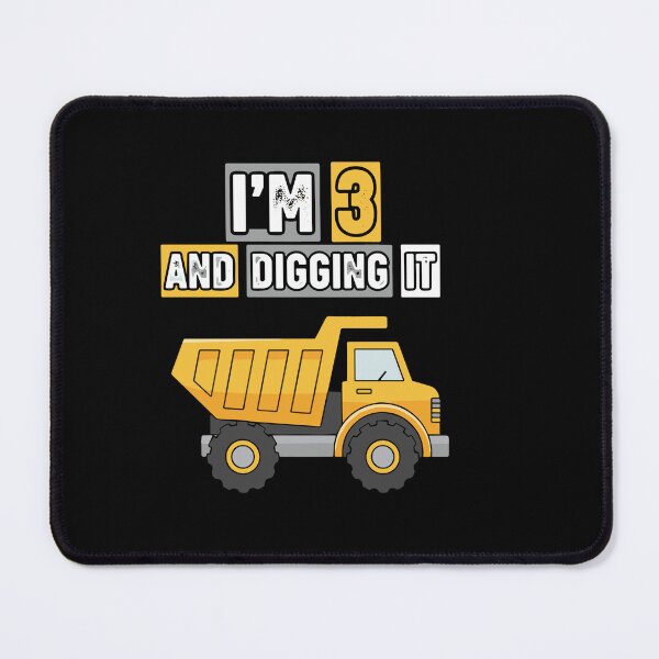 Item preview, I'm-3-And-Digging-It Kids Construction Truck designed and sold by PopStars1993.