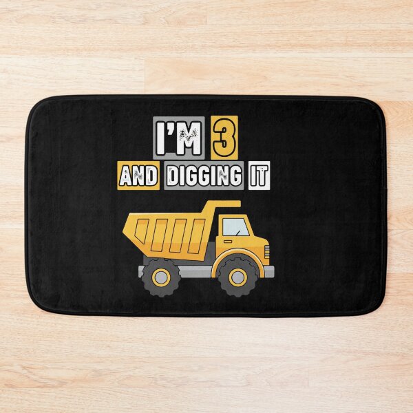 Item preview, I'm-3-And-Digging-It Kids Construction Truck designed and sold by PopStars1993.