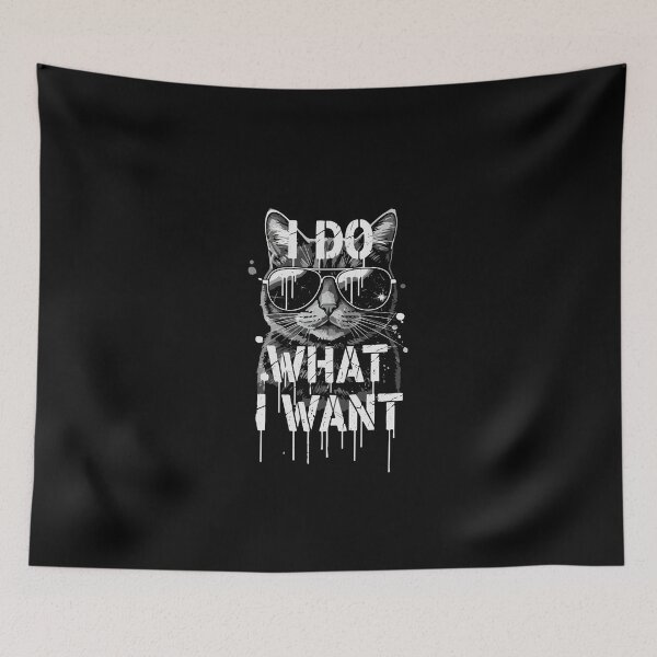 Item preview, I-Do-What I Want Street Style Cat designed and sold by PopStars1993.
