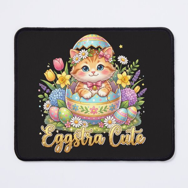 Item preview, Eggstra Cute Cat Design designed and sold by PawPlanetPro.