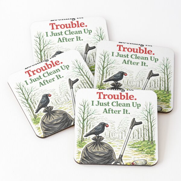 Item preview, True Crime Fan Litter Picker Art designed and sold by ProperPeculiar.