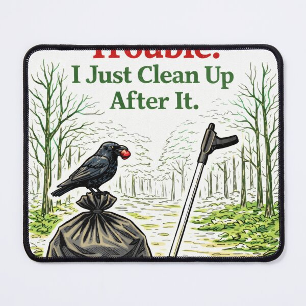 Item preview, True Crime Fan Litter Picker Art designed and sold by ProperPeculiar.