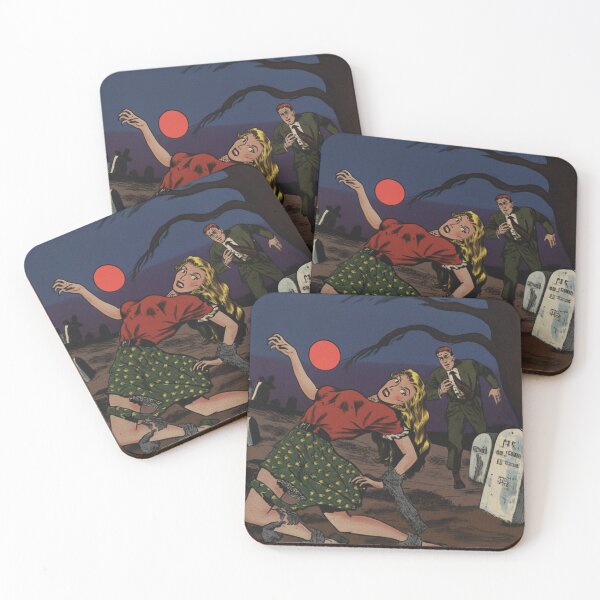 Item preview, Vintage Horror Comic Zombie Graveyard Retro Pulp Art Fans designed and sold by RickE.