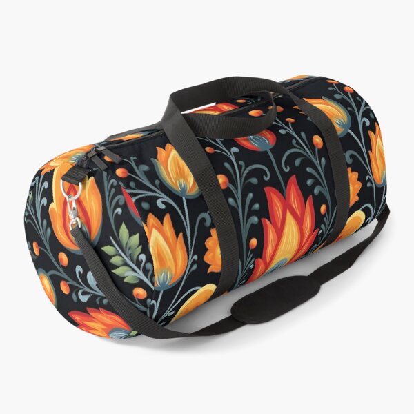 Item preview, Fiery Flower Folk Art designed and sold by Goneportergone.
