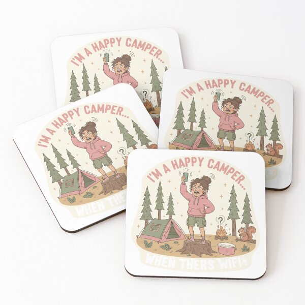 Item preview, I'm A Happy Camper... designed and sold by BeastandBanshiLLC.