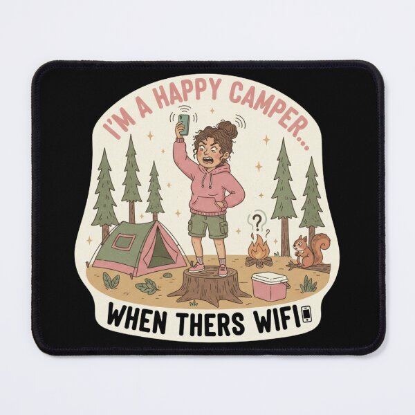 Item preview, I'm A Happy Camper... designed and sold by BeastandBanshiLLC.