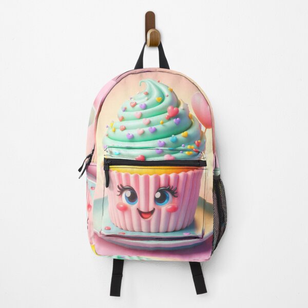 Item preview, Cute Flirty Cupcake Kawaii Sweet Treat designed and sold by AI-Only Creations.