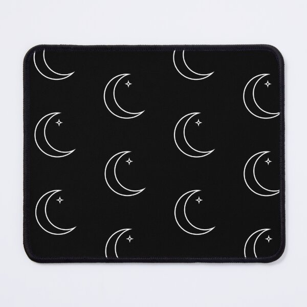 Item preview, Minimal Crescent Moon Line Art Elegant Moon Outline With Star Clean Night Sky Vector Minimal Celestial Design designed and sold by OnPointOutfits.