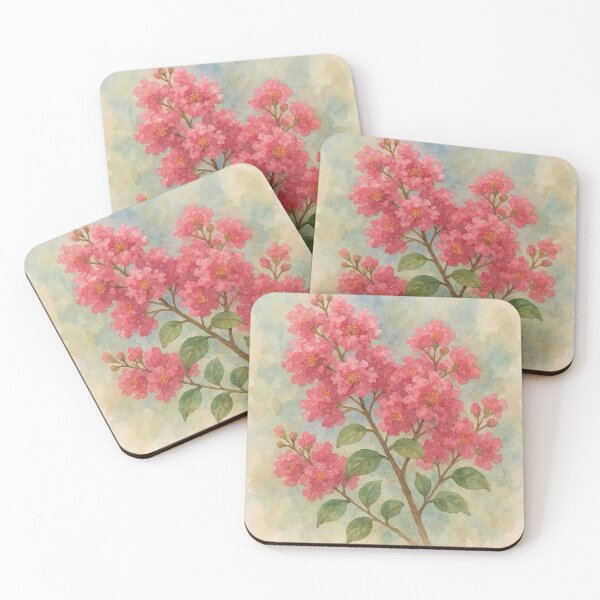 Item preview, Pink Crepe Myrtle Blossoms designed and sold by TinCatOutPost.