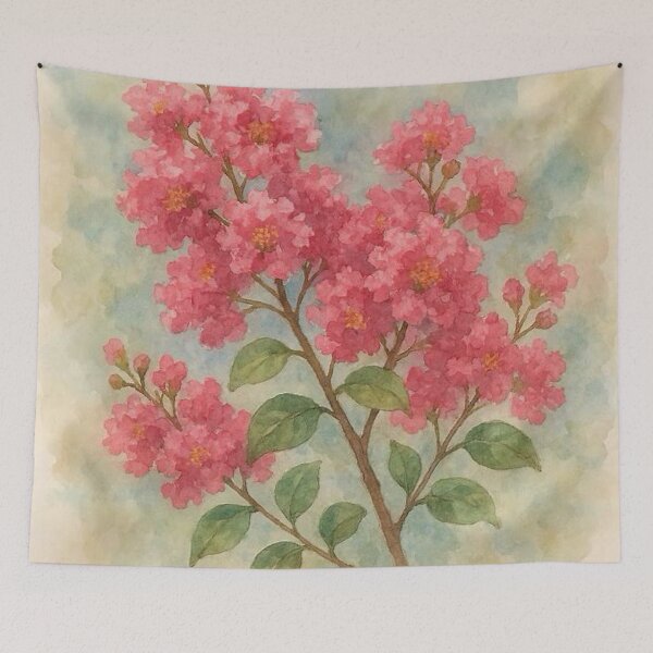 Item preview, Pink Crepe Myrtle Blossoms designed and sold by TinCatOutPost.