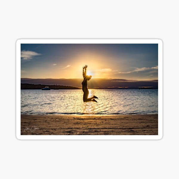Jump in heaven Sticker