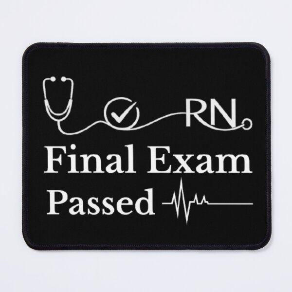 Item preview, RN Graduation Shirt – Final Exam Passed Minimalist Nurse Stethoscope Design designed and sold by Line-Mood1⭐️⭐️⭐️⭐️⭐️.