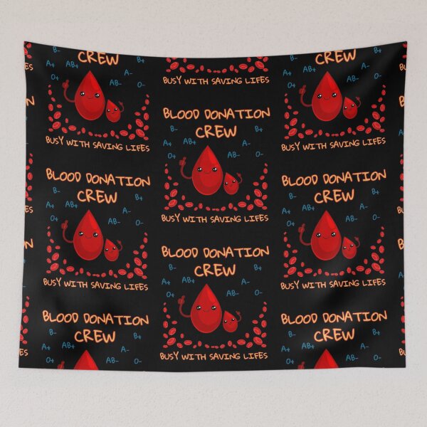 Item preview, Blood Donation Crew - Cute Blood Drops for Blood Donors! designed and sold by AtushaSpark.