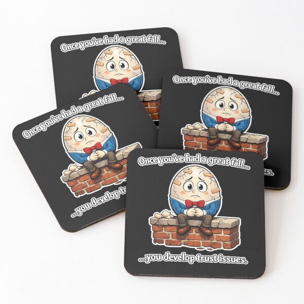 Item preview, Humpty Dumpty Trust Issues Shirt – Funny Nursery Rhyme Humor designed and sold by Laughprints.