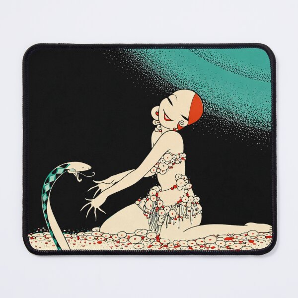 Item preview, Art Deco Illustration Exotic Dancer Snake Vintage Art Lovers designed and sold by RickE.