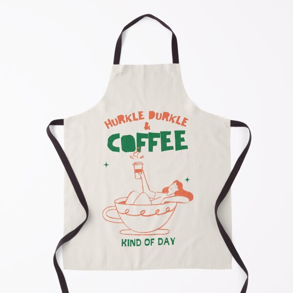 Item preview, Hurkle Durkle & Coffee Kind of Day – Cozy Coffee Aesthetic Retro Design designed and sold by SingerNZ.