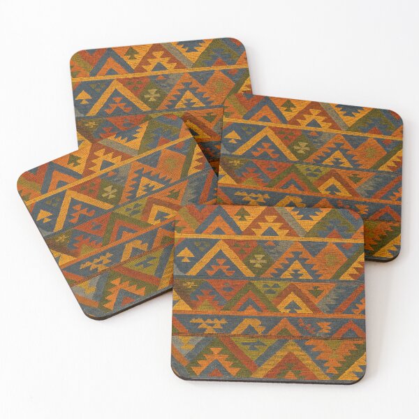 Item preview, Moroccan Berber Kilim Geometric Tribal Pattern Textile Design designed and sold by PinUpPizzazz.