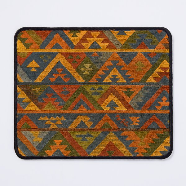 Item preview, Moroccan Berber Kilim Geometric Tribal Pattern Textile Design designed and sold by PinUpPizzazz.