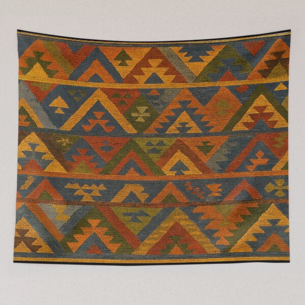 Item preview, Moroccan Berber Kilim Geometric Tribal Pattern Textile Design designed and sold by PinUpPizzazz.
