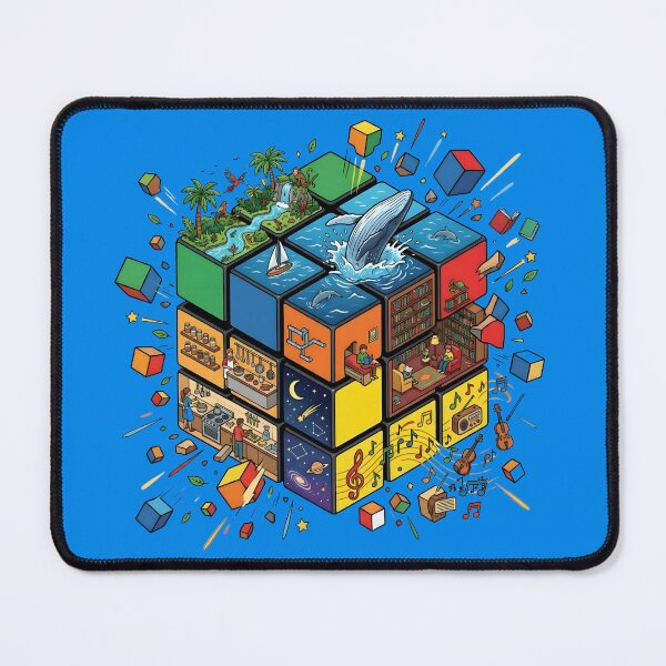 Item preview, Surreal Rubik's Cube Life Miniature Worlds designed and sold by VantagePrints.