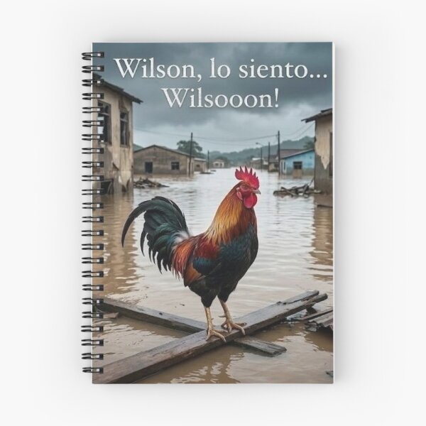 Item preview, Wilson Lo Siento Cast Away Rooster Print designed and sold by AAMHdesigns.