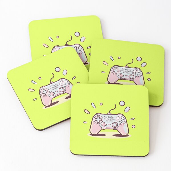 Item preview, Cute Pink Controller Gamer Monster Combos Quote designed and sold by VantagePrints.