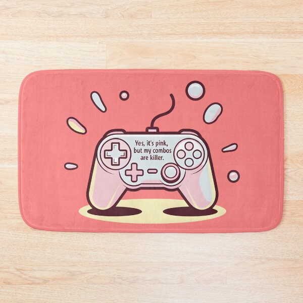 Item preview, Cute Pink Controller Gamer Monster Combos Quote designed and sold by VantagePrints.