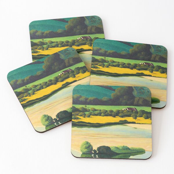 Item preview, Post-Impressionist Landscape Painting Loire River Countryside Art Lovers designed and sold by RickE.