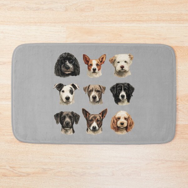 Item preview, Cute Dog Faces designed and sold by bubblyrainbow.