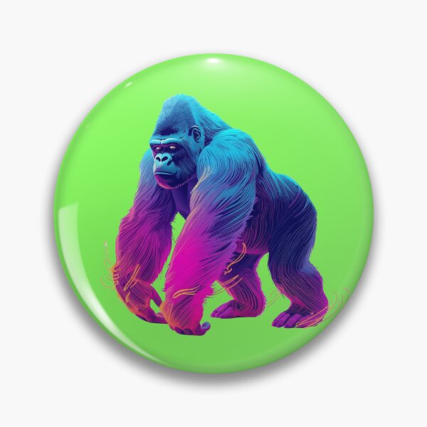 Item preview, Neon Gorilla Alpha Silverback designed and sold by VantagePrints.