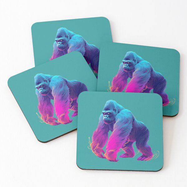 Item preview, Neon Gorilla Alpha Silverback designed and sold by VantagePrints.