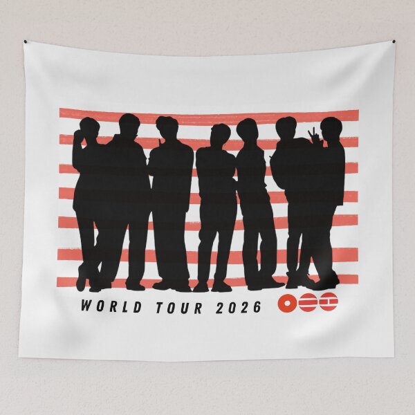 Item preview, Kpop BTS World tour 2026 | members silhouette designed and sold by M4ch4Moch1Design.