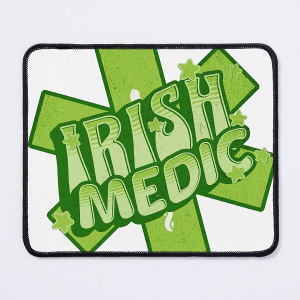 Item preview, Irish Medic green star of life Gift for EMS paramedic Irish pride St. Patrick's Day Gift designed and sold by HazardPay.