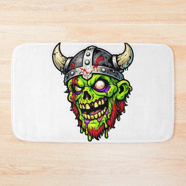 Item preview, Viking Zombie Horror Vector Sticker designed and sold by MarchyStudio.