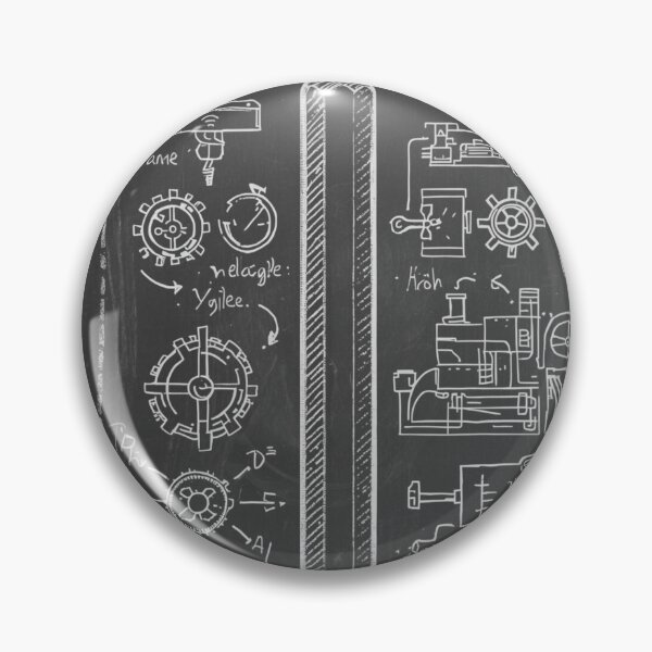 Item preview, Mechanical Engineering Pencil Sketch Blueprint Art designed and sold by AAMHdesigns.