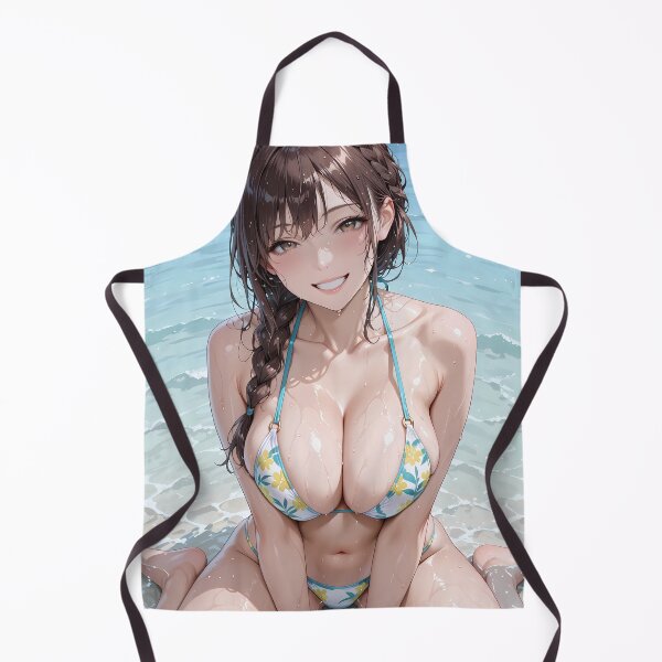 Item preview, HOSHI: Cute Anime Tropical Girl Summer Beach Waifu designed and sold by BorgSpareParts.