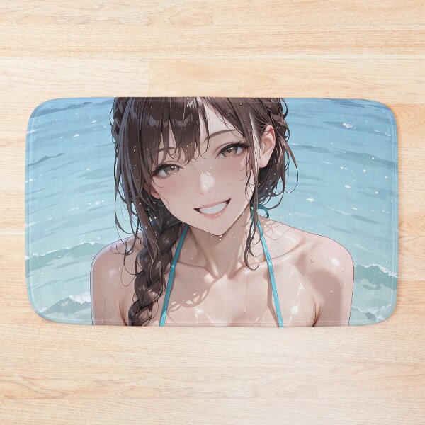 Item preview, HOSHI: Cute Anime Tropical Girl Summer Beach Waifu designed and sold by BorgSpareParts.