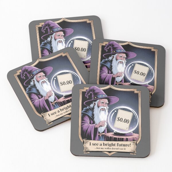 Item preview, Funny Magician Bright Future Empty Wallet Art designed and sold by VantagePrints.