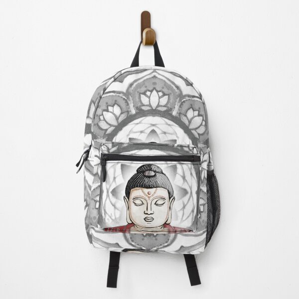 Item preview, Buddha Padma Watercolor - Fawn Coal Ruby - Coal Halo designed and sold by Irene Estelle.