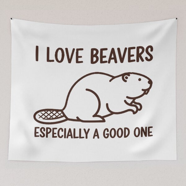 Item preview, I Love Beavers designed and sold by Amir Faysal.