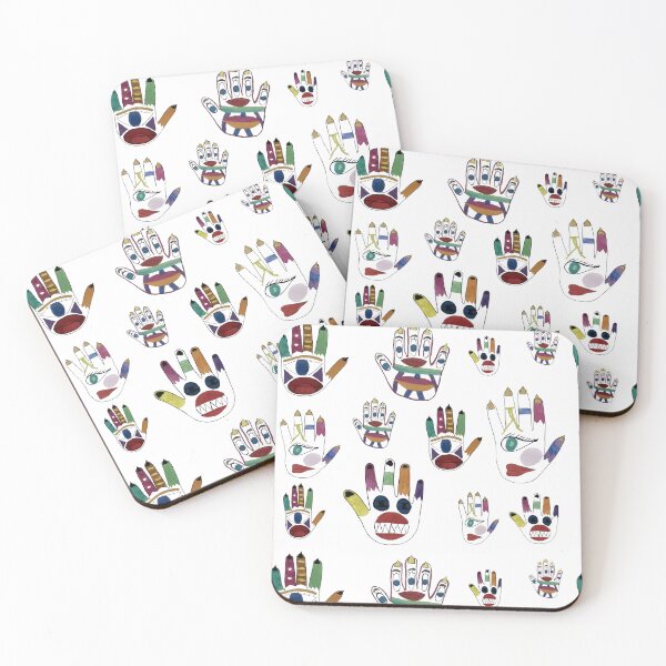Item preview, Colorful Hamsa Hand / Hand of Fatima - Spiritual Protection Symbol with Boho Pattern designed and sold by Marwamay.