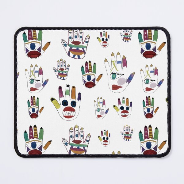 Item preview, Colorful Hamsa Hand / Hand of Fatima - Spiritual Protection Symbol with Boho Pattern designed and sold by Marwamay.